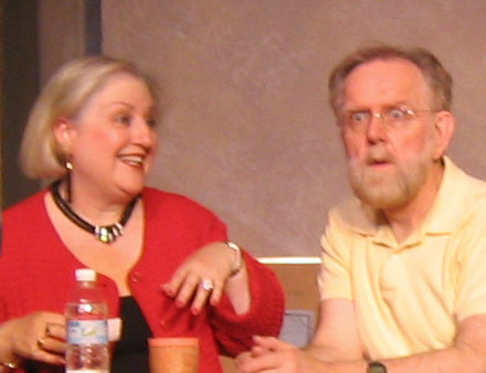 (L-R) Denise Lowe, John Dickey