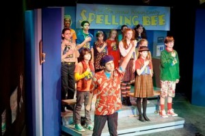 The cast of "The 25th Annual Putnam County spelling Bee"